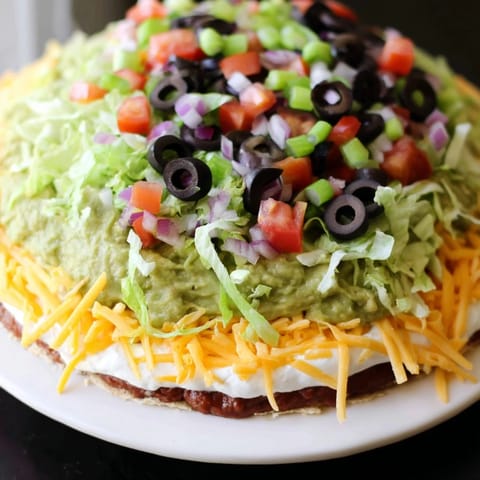 Seven Layer Tex-Mex Dip