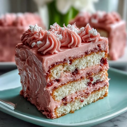 Spring Ombre Cake Pastel