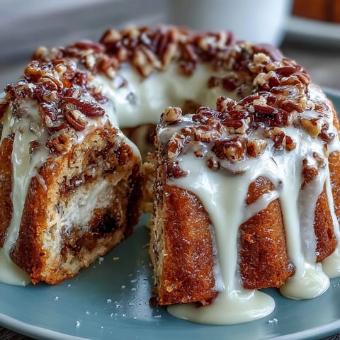 Moist spiced carrot cake with tangy cream cheese frosting, walnuts, and fresh carrots