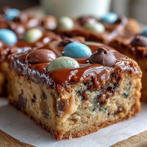 Peanut Butter Easter Egg Bars