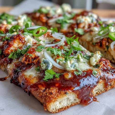 BBQ Chicken Flatbread Pizza