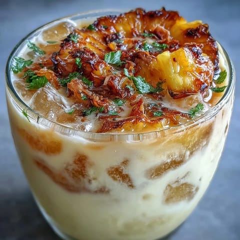 Pineapple Coconut Agua Fresca
