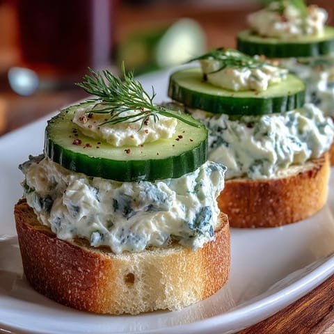 Elegant Derby Day Benedictine Cucumber Canapés, creamy and refreshing appetizers.