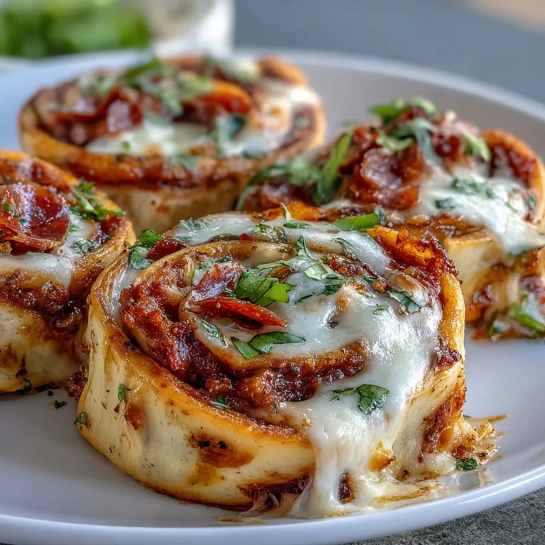 Sizzling Tortilla Pizza Rolls fresh from the oven, spirals of golden tortilla with pepperoni and gooey cheese pull.