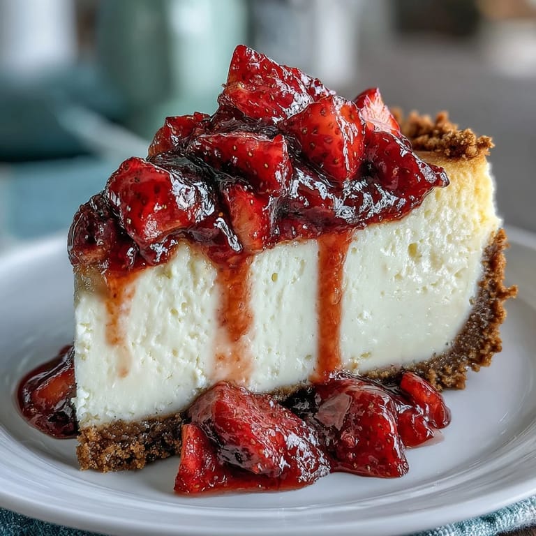 Creamy cheesecake filling on buttery graham cracker crust, garnished with fruit and diploma picks for celebration.  