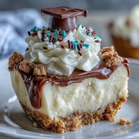 Creamy Easy Graduation Cheesecake Bites, a party-perfect sweet, ready to celebrate.